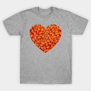 Baked Beans in Red Tomato Sauce Heart T-Shirt